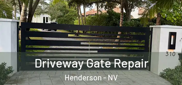 Driveway Gate Repair Henderson - NV